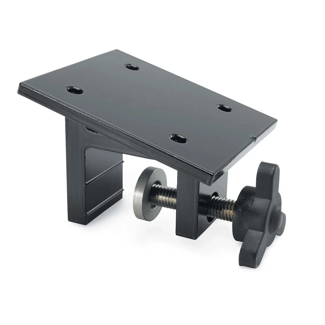 2207327 – CANNON Downrigger Mount, Clamp Mount Powder Coated Black Aluminum Construction 2 Inch Clamp Opening Compati...